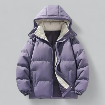 Veste Doudoune Homme Hiver Capuche Manches Longues - PanierRoyale