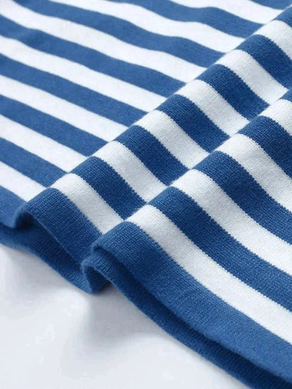 Pull Tricot Rayé Féminin