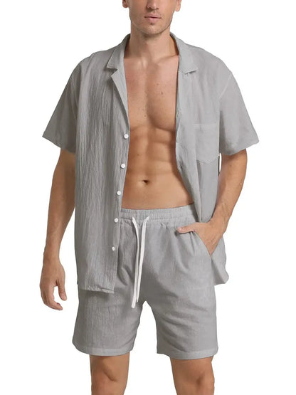 Costume Homme Lin Coton Respirant et Élégant