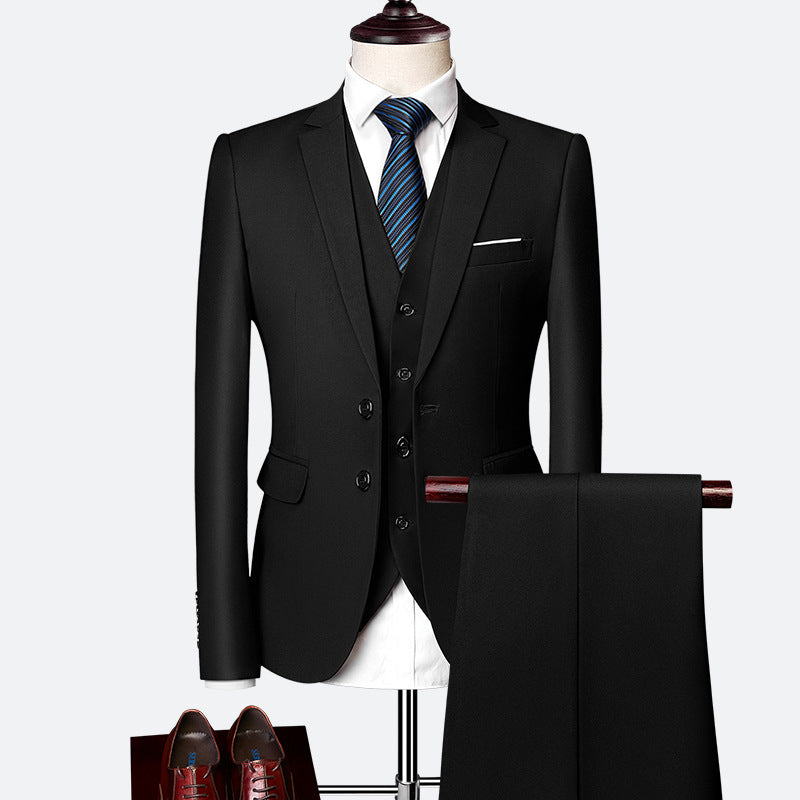 Costume Homme 3 Pièces Slim Fit Élégant pour Mariage ou Soirée