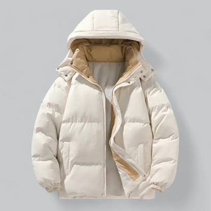 Veste Doudoune Homme Hiver Capuche Manches Longues