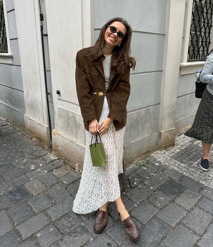 Blazer femme oversize élégant pour travail et détente