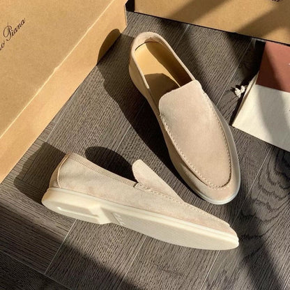 Chauffures Homme Loafers Décontractés en Cuir