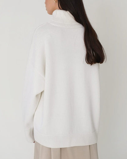 Pull Femme Grande Taille Col Montant Détente
