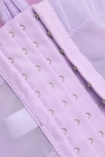 Bustier Top Push-Up avec Coupes Balconnets et Dentelle
