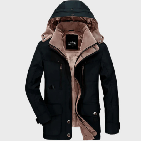 Veste Hiver Homme Isolée et Imperméable à Capuche