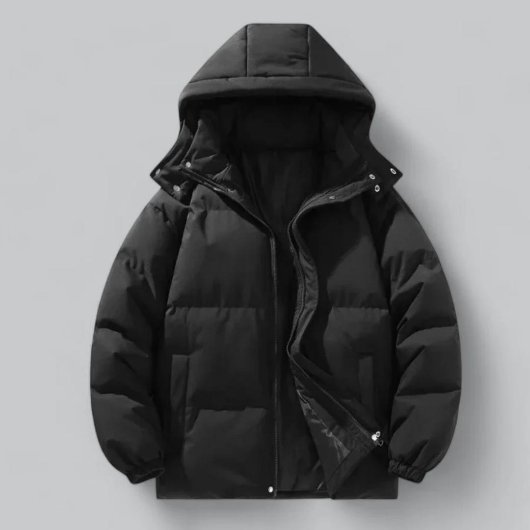 Veste Doudoune Homme Hiver Capuche Manches Longues