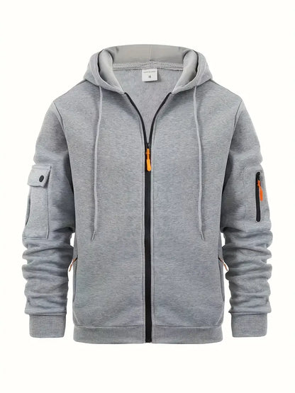 Sweat à Capuche Homme Moderne avec Poches