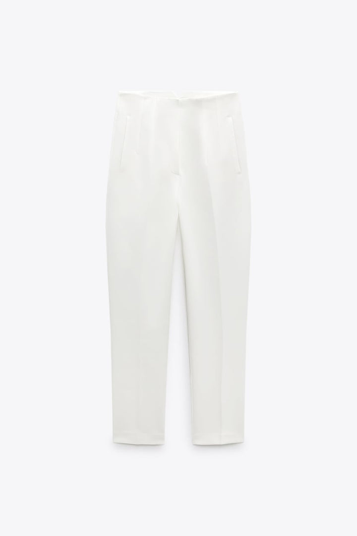 Pantalon Féminin Taille Haute Confort et Élégant