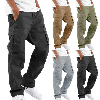 Pantalon Cargo Coton Homme Décontracté