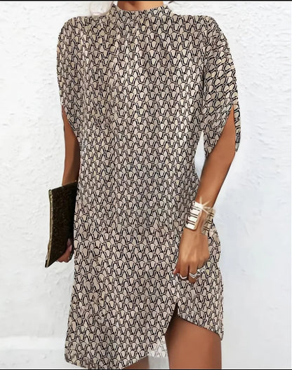Robe Été Légère pour Femme, Plissée avec Imprimé Floral et Décolleté Profond