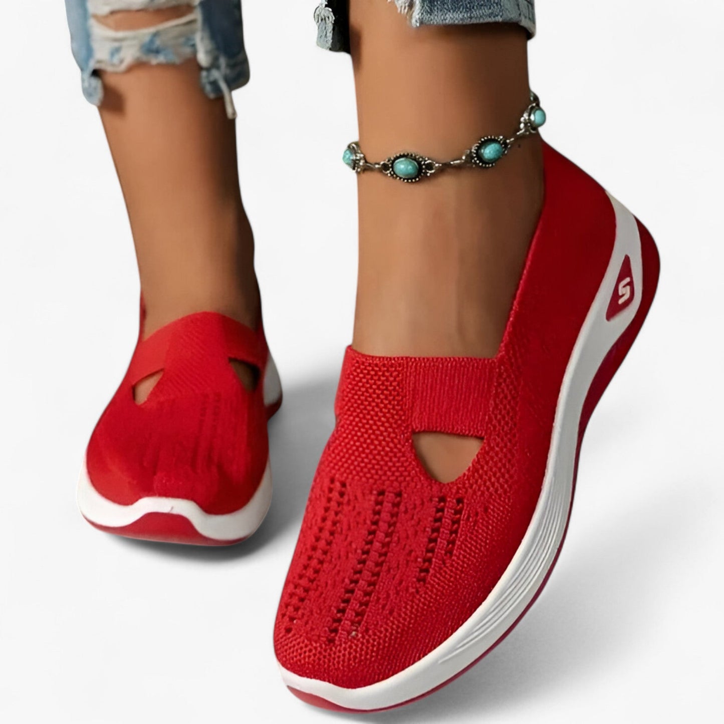 Chaussures femme légères et élégantes à talon plat