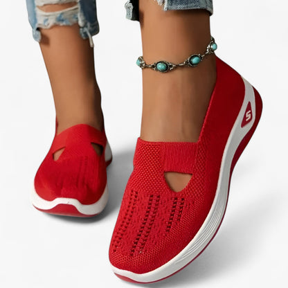Chaussures femme légères et élégantes à talon plat