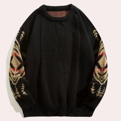 PAULO - Pull Tricot Stylisé pour Hommes