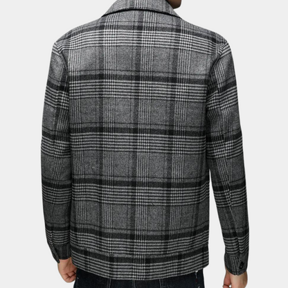 JOSHUA - Manteau à Carreaux pour Hommes