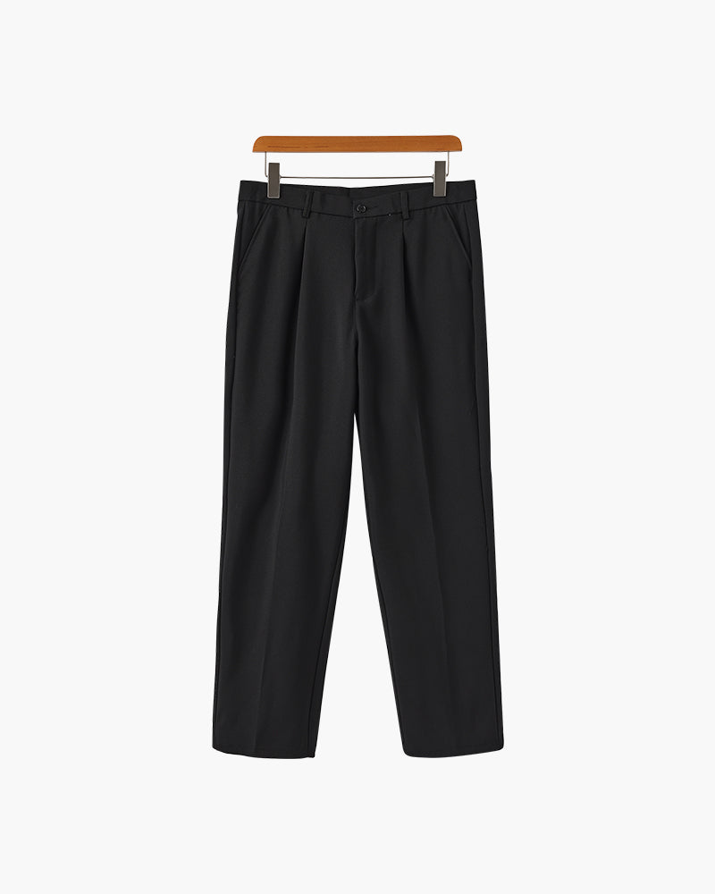 Pantalon Taille Haute Élégant Jambes Larges - BerlinGlamour