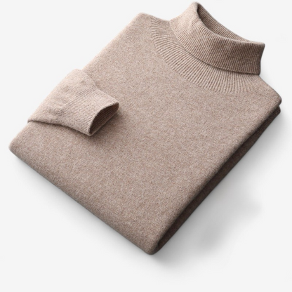 Pull Col Roulé Slim Fit Élégant pour Homme