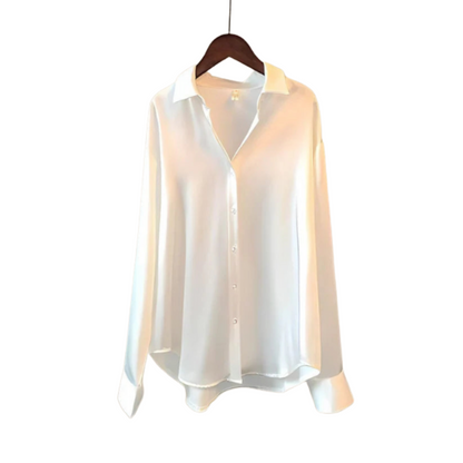 Chemisier Femme Manches Longues Col V