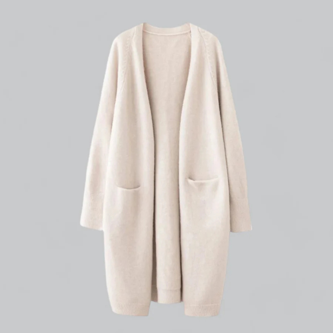 Cardigan Femme Tricot Chaud à Fermeture Ouverte