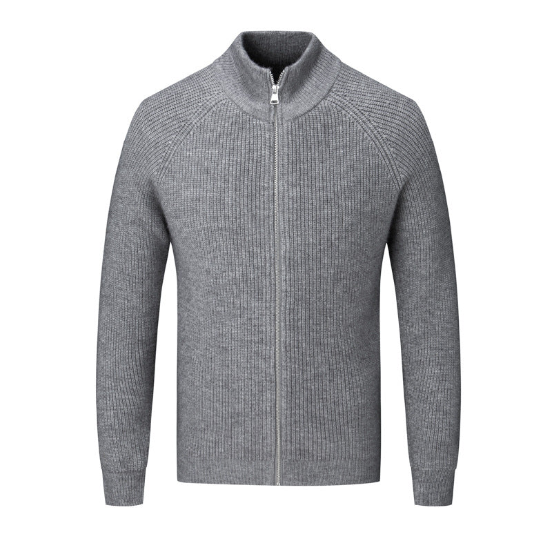 Pull Cachemire Homme Zippé Chaud et Élégant - PanierRoyale