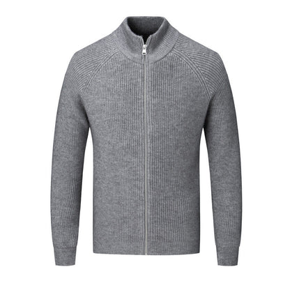 Pull Cachemire Homme Zippé Chaud et Élégant - PanierRoyale