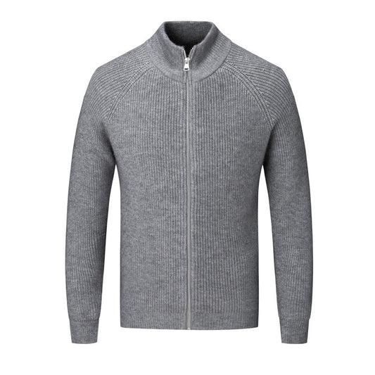 Pull Cachemire Homme Zippé Chaud et Élégant - PanierRoyale