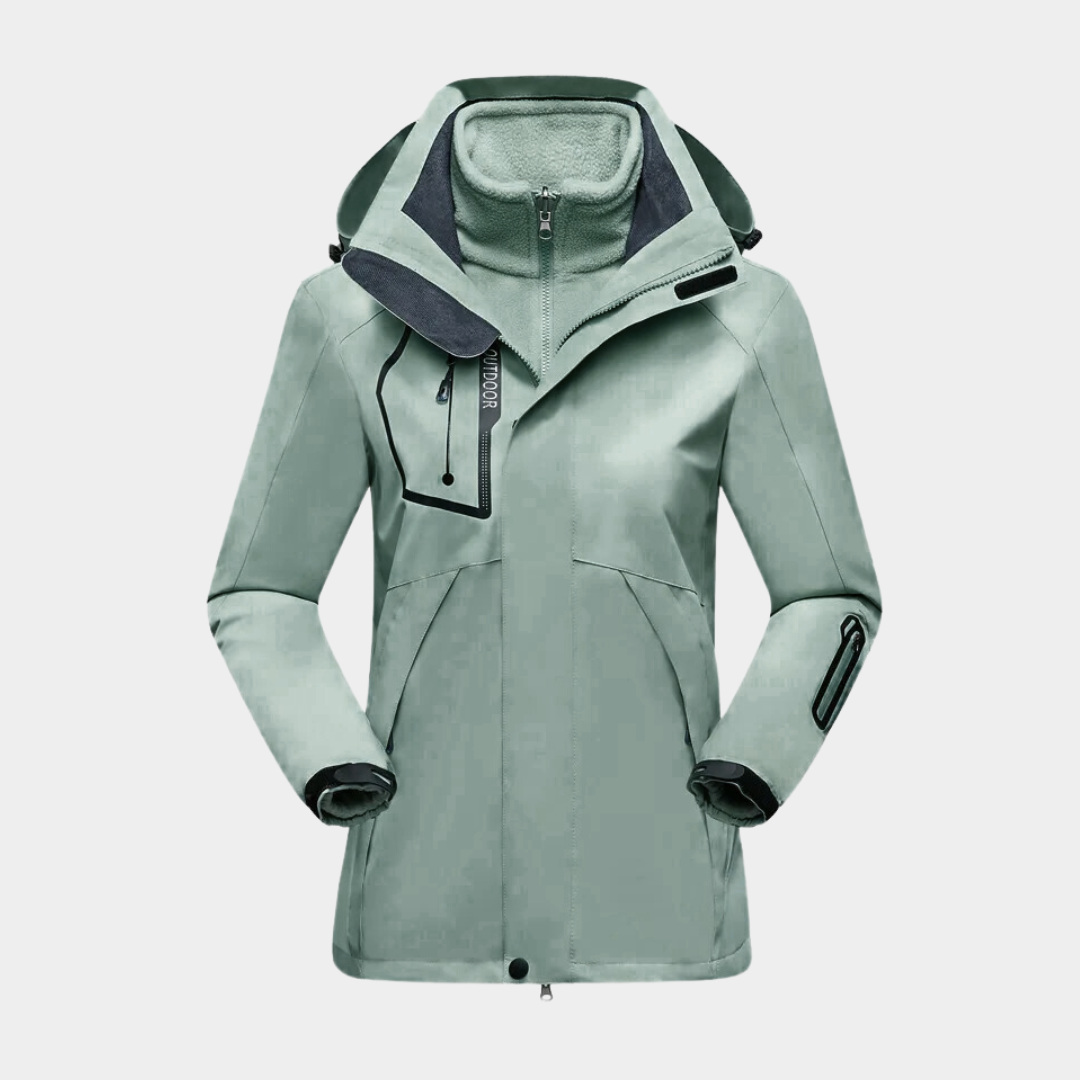 Manteau Femme Imperméable Long et Chauffant