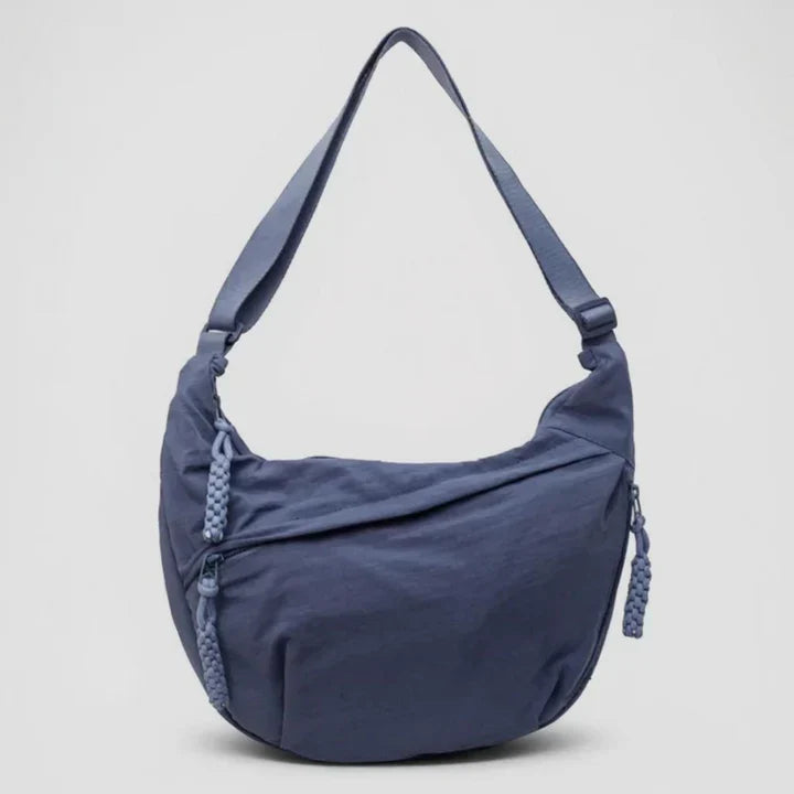 Sac banane Femme Nylon côtelé Bandoulière réglable