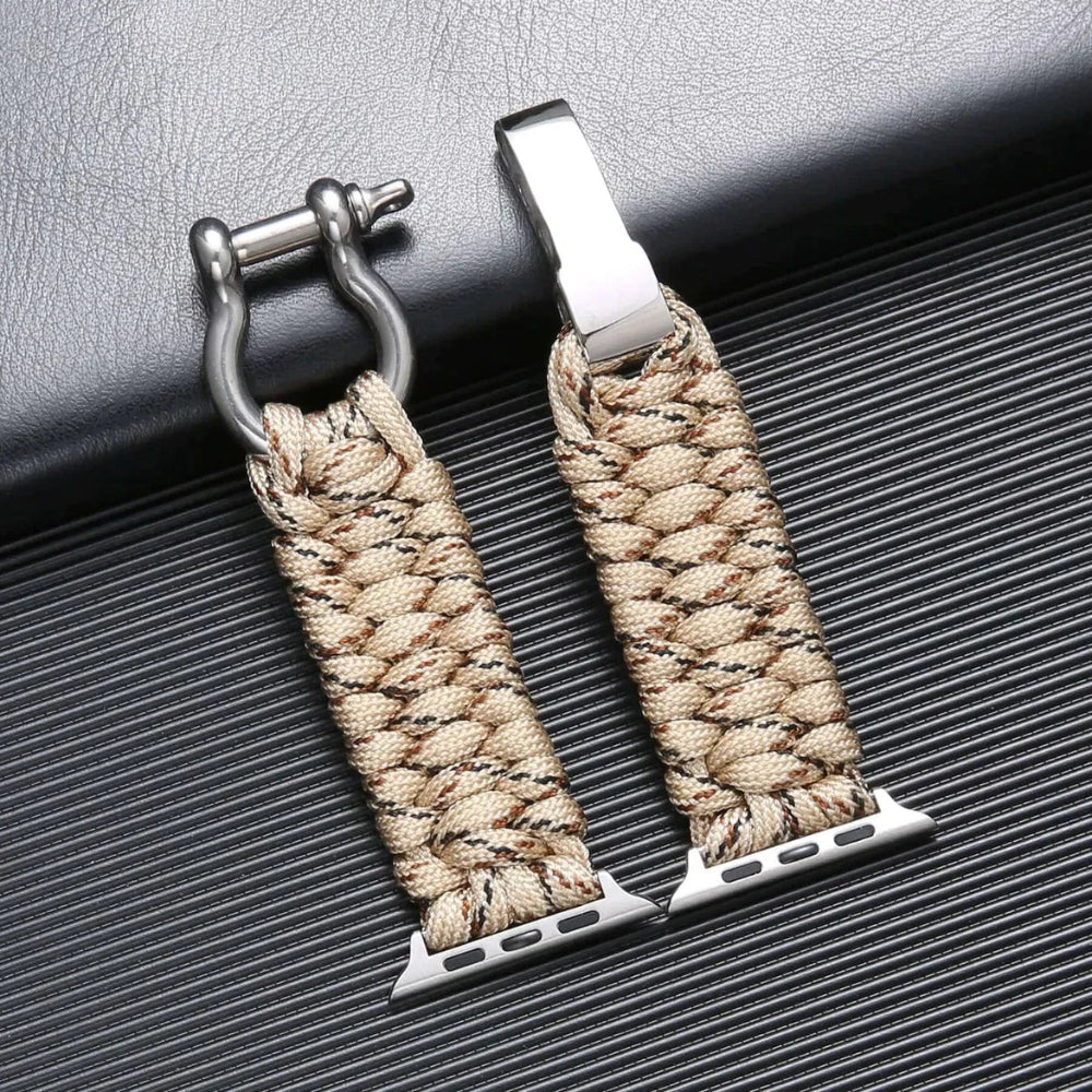 Bracelet paracorde pour montre robuste et ajustable
