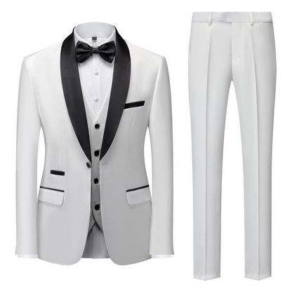 Costume Homme noir Élégant avec Nœud Papillon