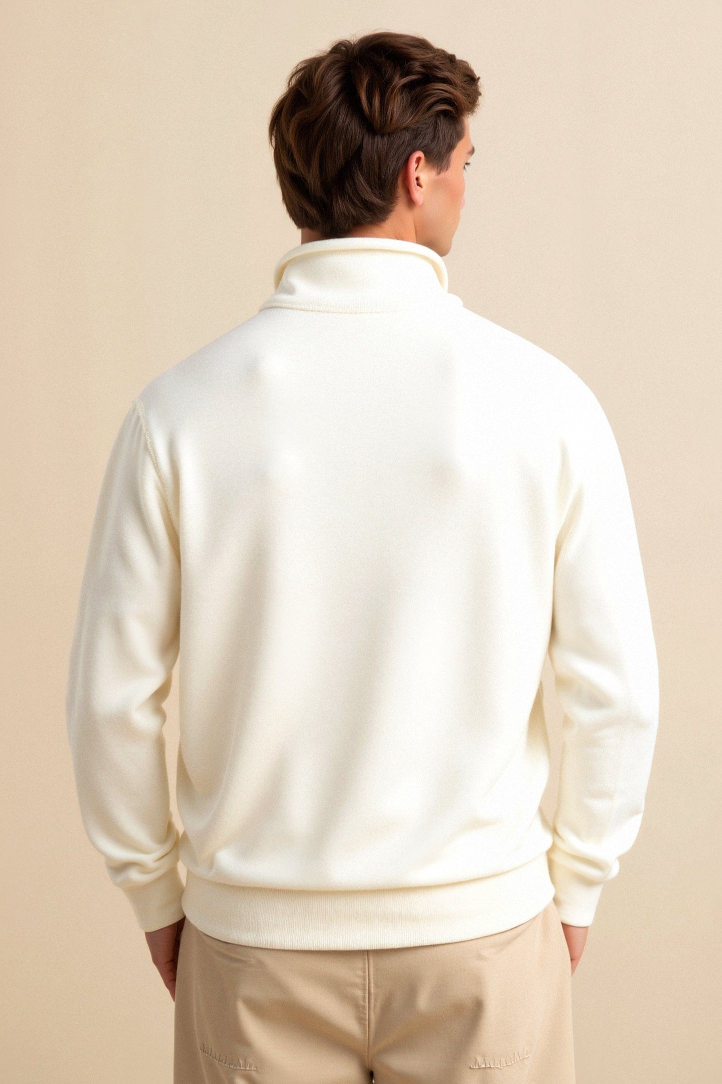 Pull Fleece Zippé Chaud et Élégant pour Homme