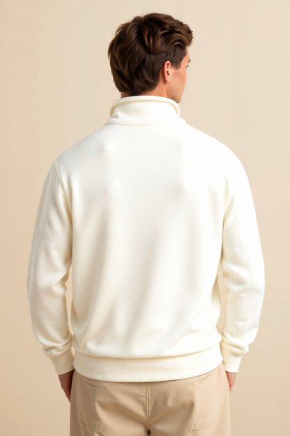 Pull Fleece Zippé Chaud et Élégant pour Homme