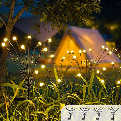 Guirlande solaire LED effet lucioles étanche IP65 automatique