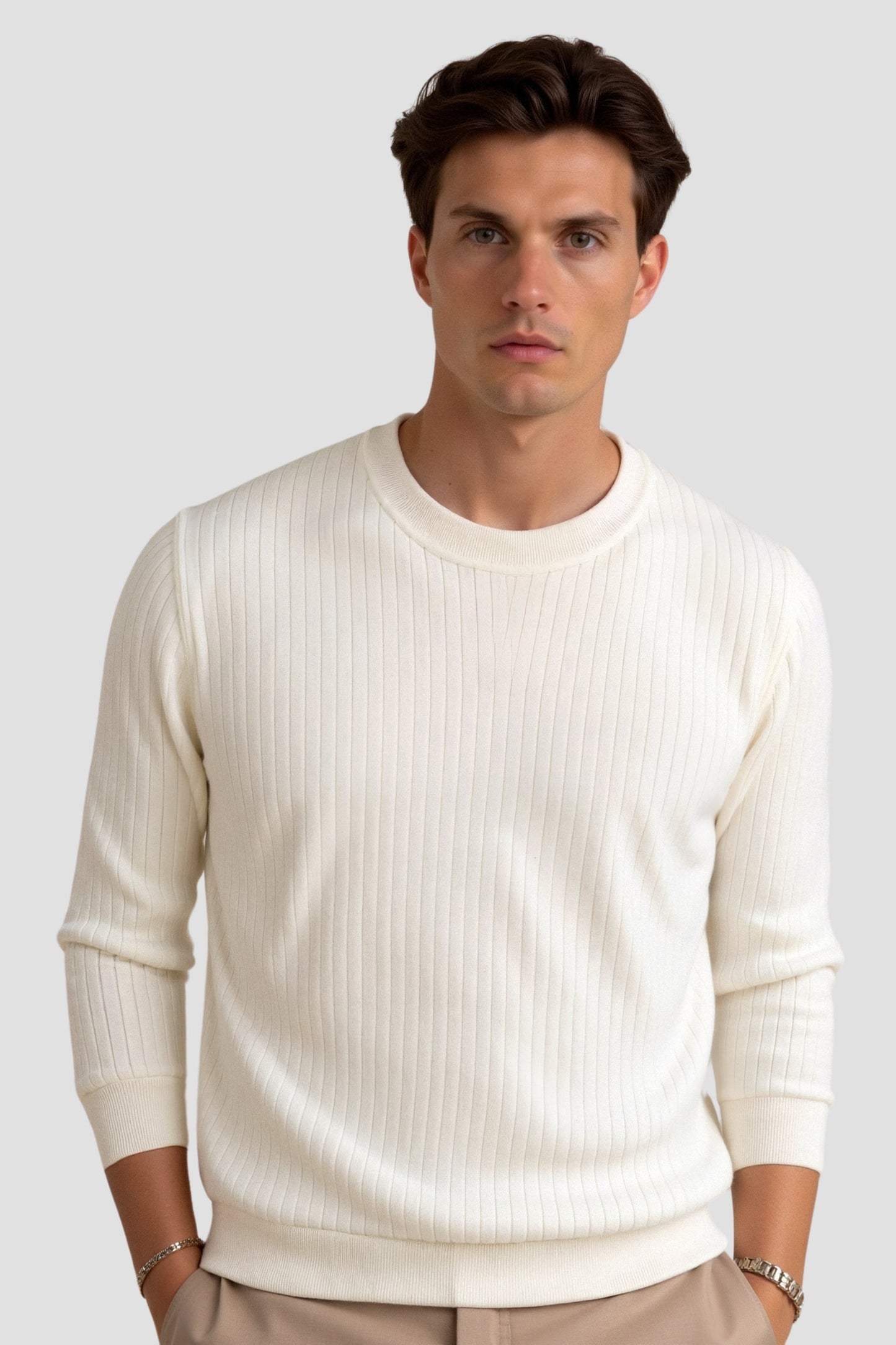 Chemise Homme Manches Longues Coton Minimaliste