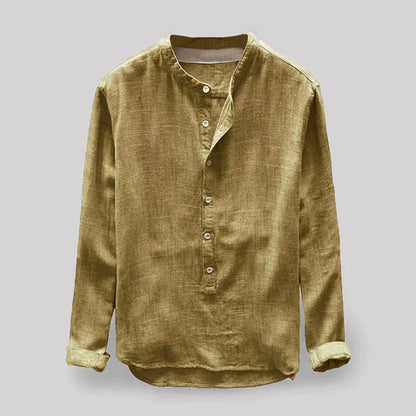 Chemise Décontractée Manches Longues Boutonnées