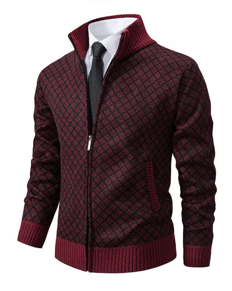 Veste hiver zippée chaude et stylée