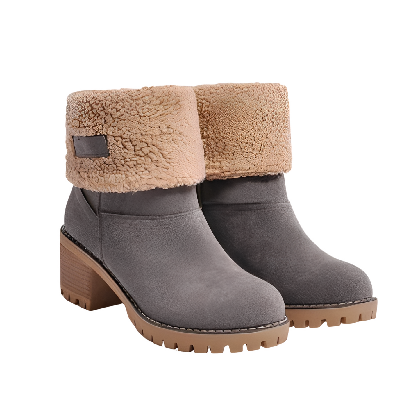 Bottes Femme Hiver Chaudes et Imperméables avec Semelle Antidérapante