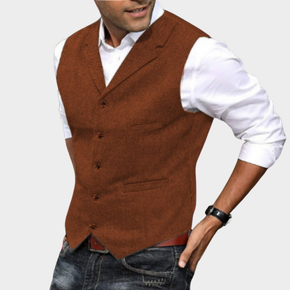 Gilet Homme Gris Anthracite Décontracté