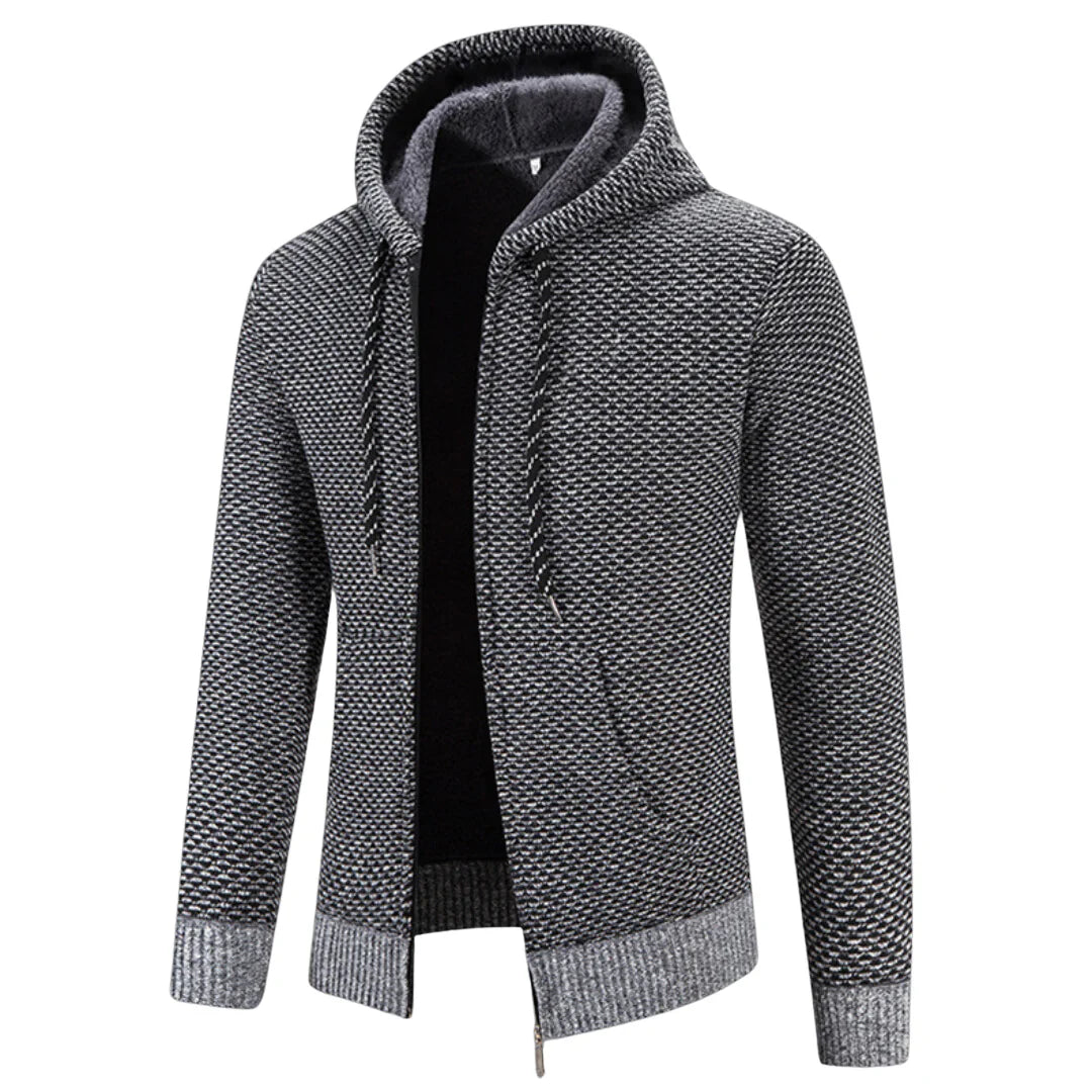 Veste à Capuche Hiver Longue Manches Épaisse