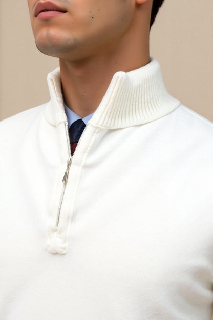 Sweat à Capuchon Zippé Minimaliste