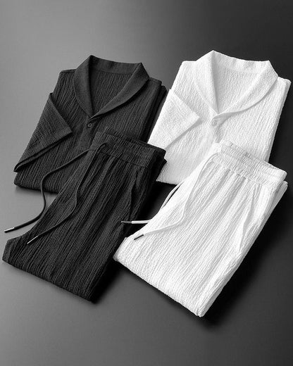 Costume Homme Court Manche Été