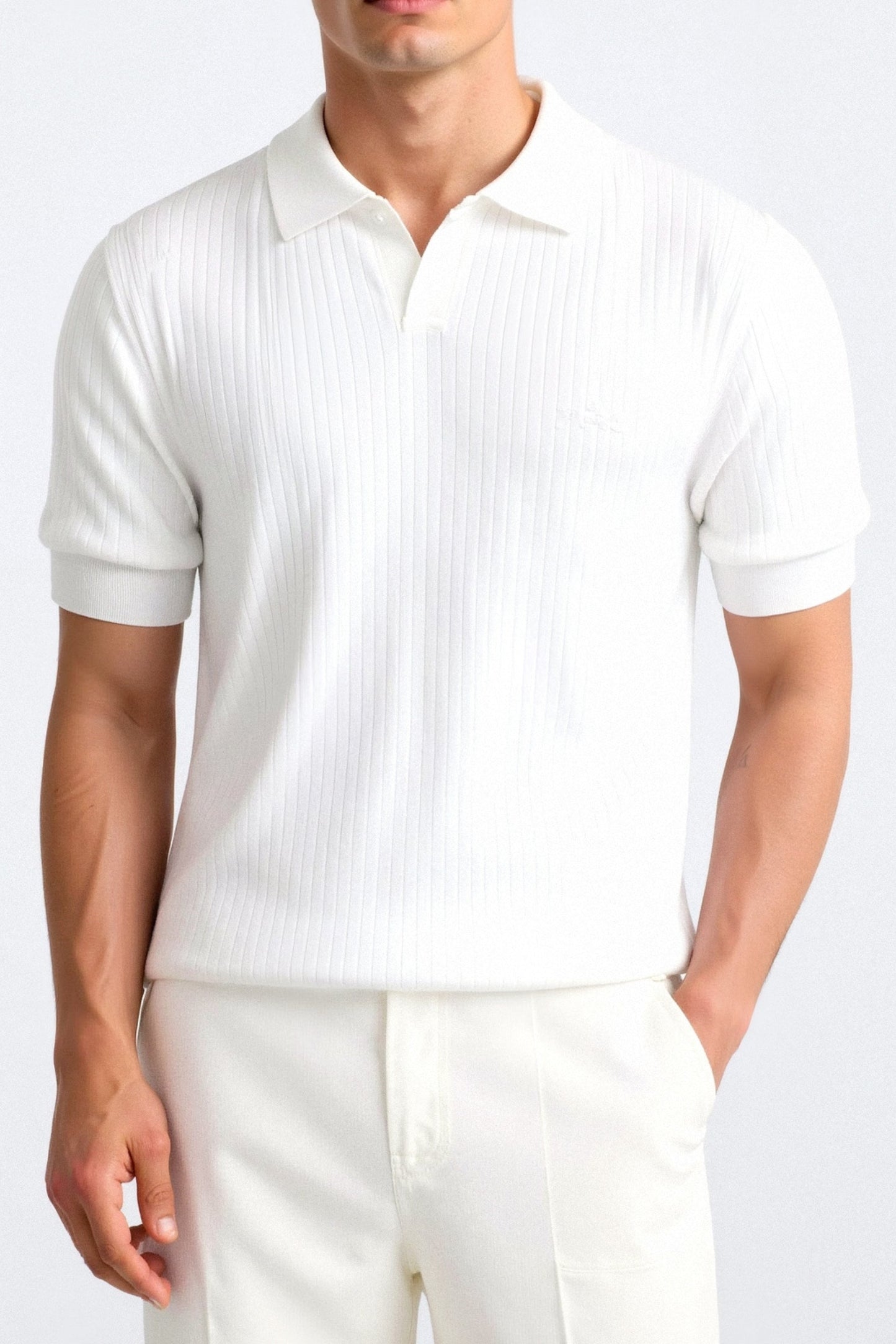 Chemise Polo Homme Manches Courtes Élégante et Classique
