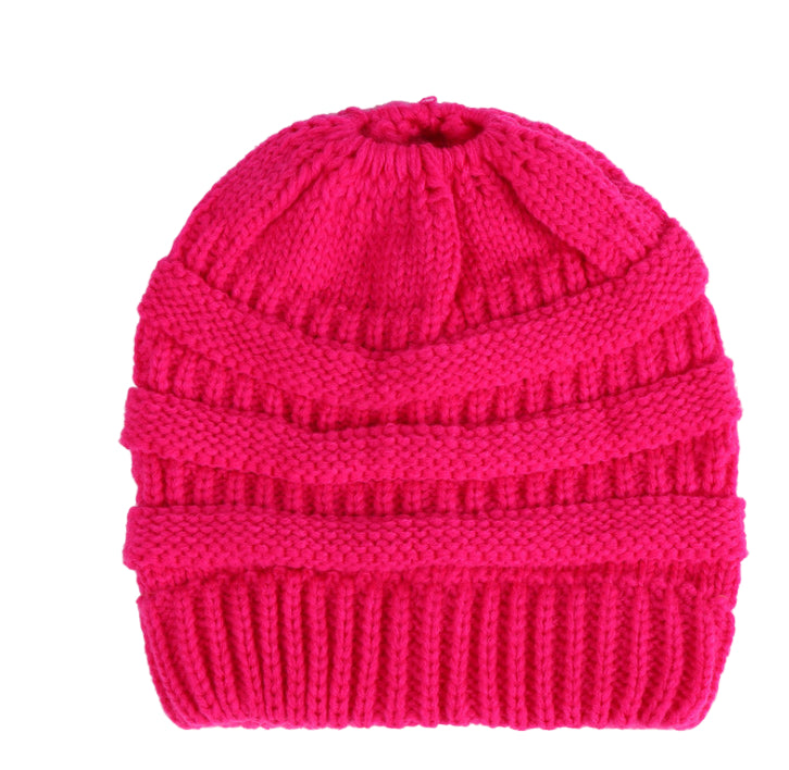 Bonnet Tricoté Chaud et Confortable pour Femmes Hiver