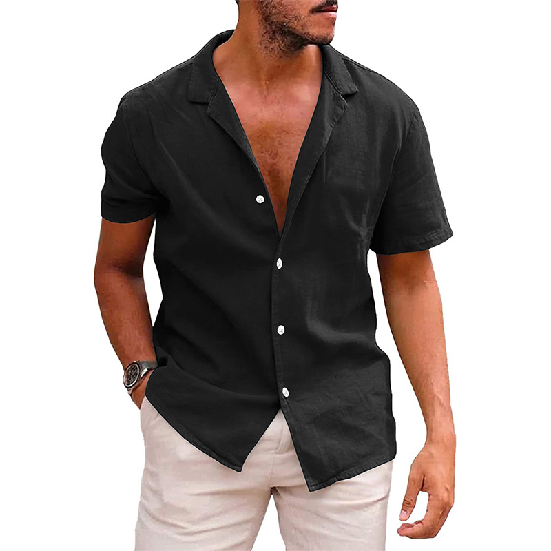 Chemise Homme Décontractée pour Été