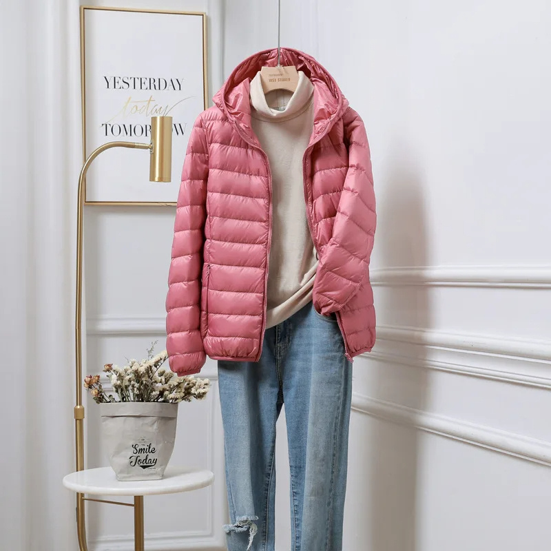 Parka Femme Hiver à Capuche et Fermeture Éclair