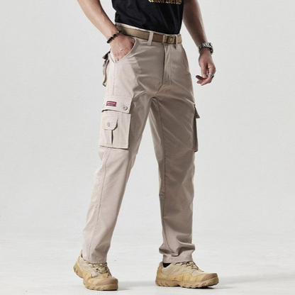 Pantalon Cargo Homme Noir Polaire Isolé