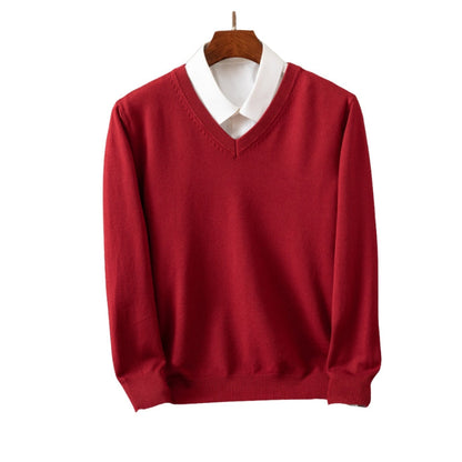 Pull Col V Grande Taille Manches Longues