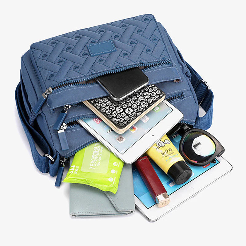 Sac bandoulière Femme Multipoches Léger et Compact