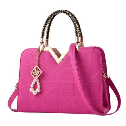 Sac à main Femme élégant avec fermeture éclair et détails cousus