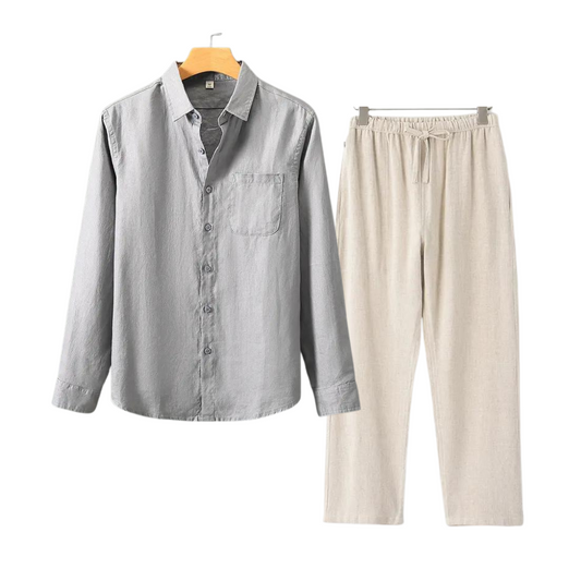 Costume Lin Homme Élégant et Classique - BerlinGlamour